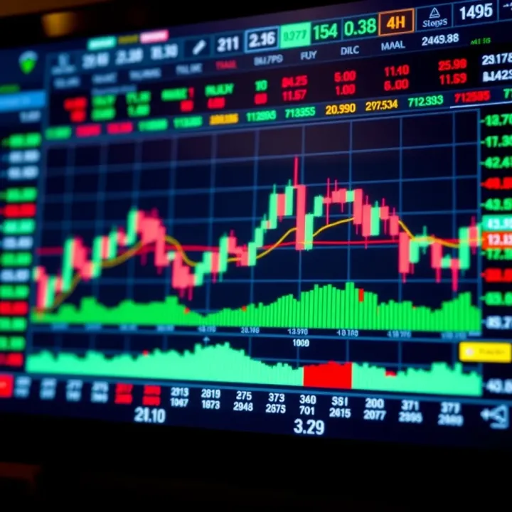 Screenshot of a popular forex trading platform interface with currency pairs and market data
