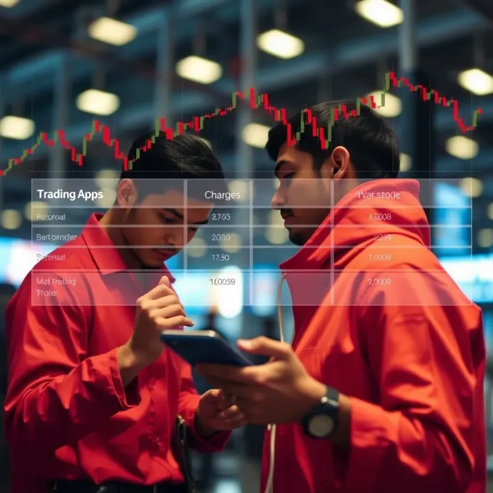 Feature Comparison of Leading Trading Applications in India Comparison of features including charges, security, and customer support for top trading apps in India