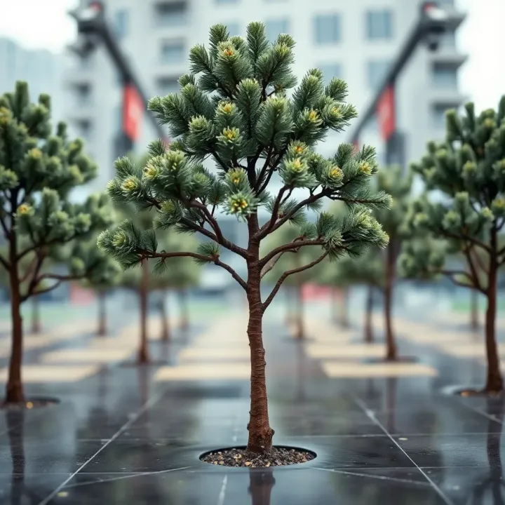 Visual comparison of different types of binary trees emphasizing height variations and their effects