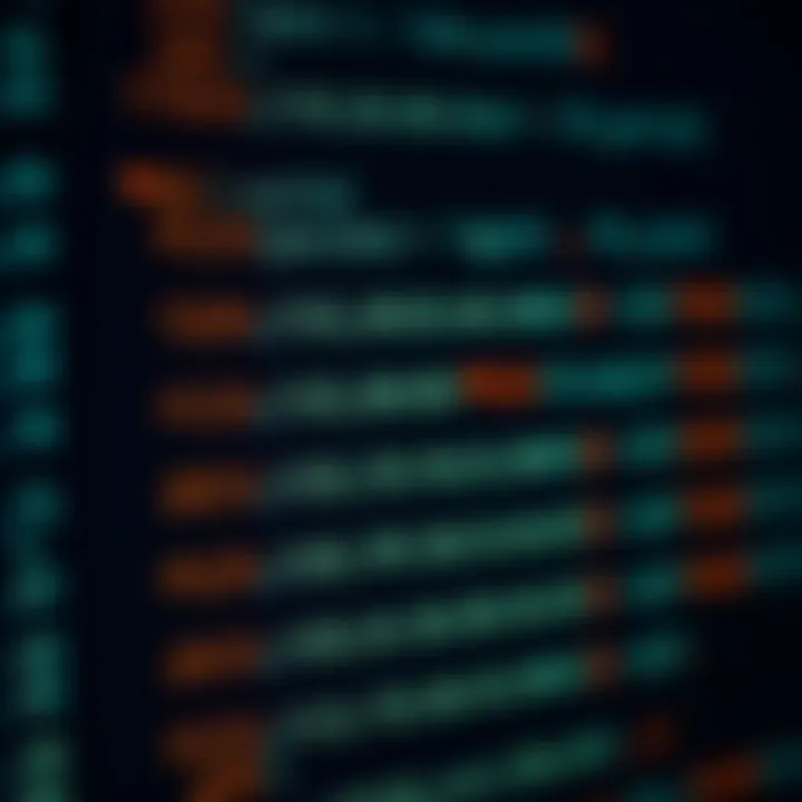 Code snippet showing binary search implementation in C programming language