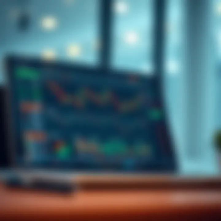 User-friendly stock trading platform interface with charts and metrics