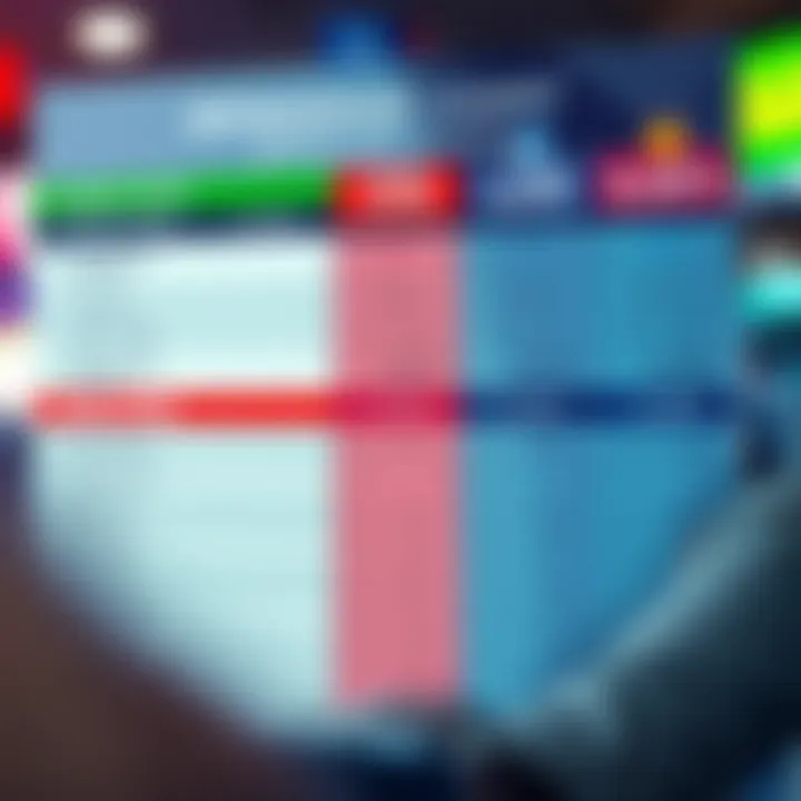 Comparison chart showing brokerage charges and features of popular Indian trading applications