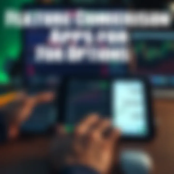 Comparison of features in popular paper trading apps for options trading in India on a digital device