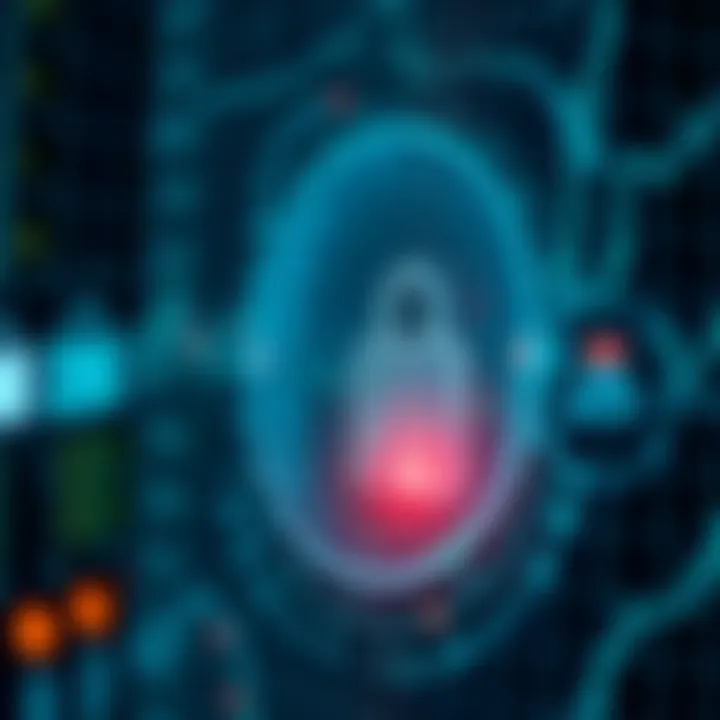 Secure digital padlock symbolizing safety and data protection in trading applications