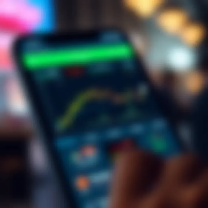 User interface showcasing features of a trusted Indian trading app