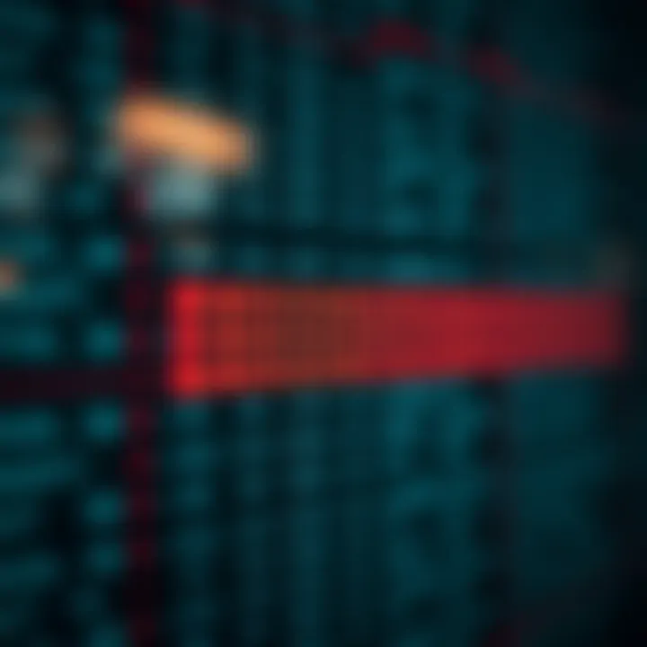 Diagram illustrating the linear search algorithm scanning elements sequentially in an array