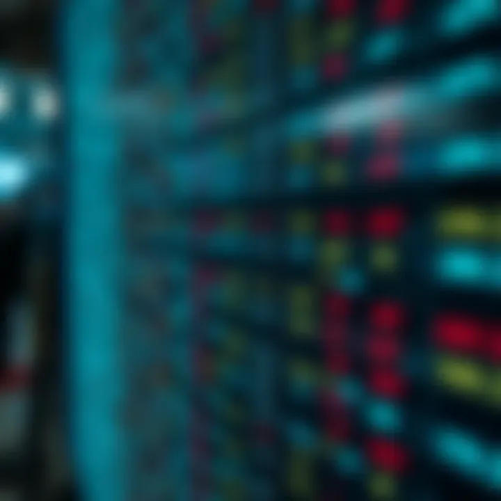 Visualization of searching through a list sequentially using linear search