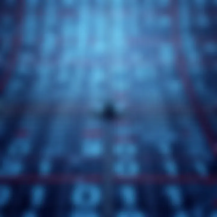 Binary Search Algorithm Splitting Sorted Data to Find Target Illustration of binary search dividing a sorted array into halves to locate a target