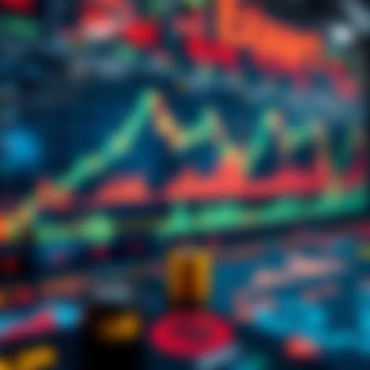 Visual representation of oil market dynamics with graphs and regulatory symbols