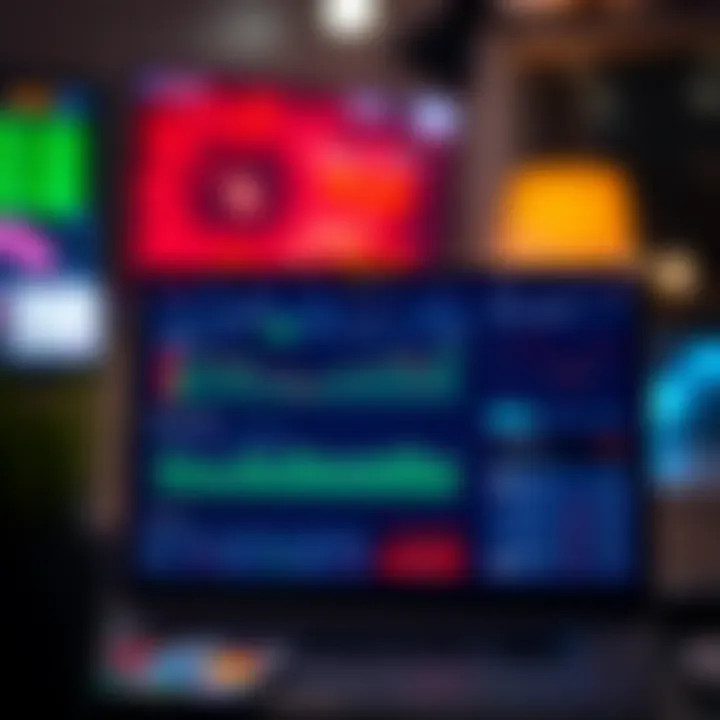 User interface of the new trading app showing key market statistics and portfolio overview