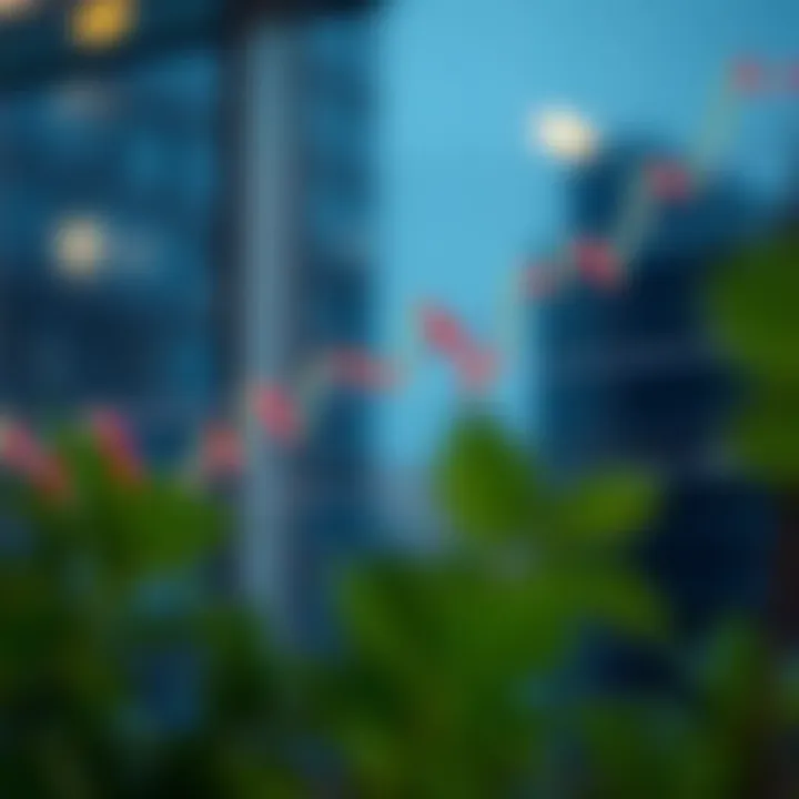 Candlestick chart illustrating a new reversal pattern with trend lines