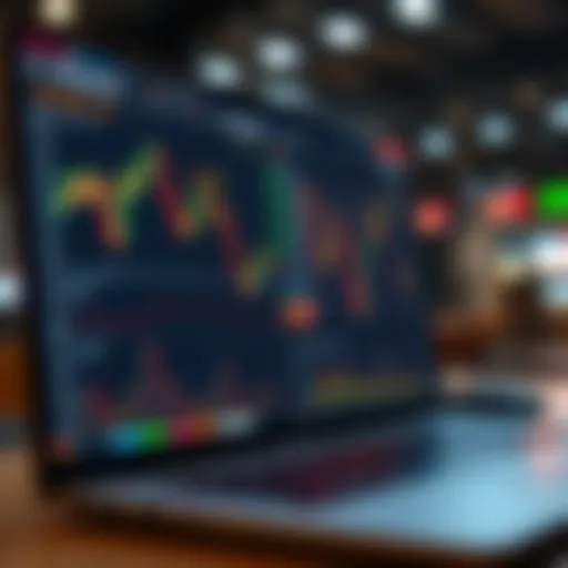 User Interface of a Free Online Paper Trading Platform Interface of a free online paper trading platform showing stock charts and virtual portfolio performance