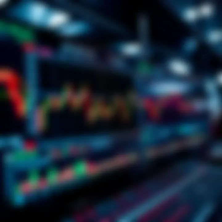 Interface showcasing advanced trading charts and real-time market data