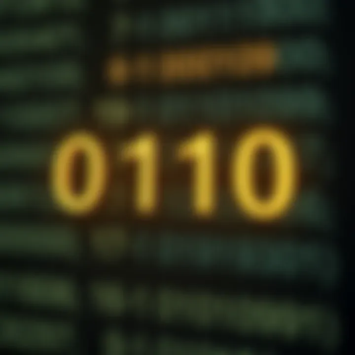 Illustration demonstrating conversion of an octal number to its binary equivalent using grouped digits