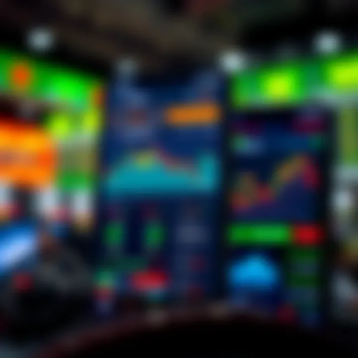 User interface of a popular Indian money trading app displaying market trends and stock options