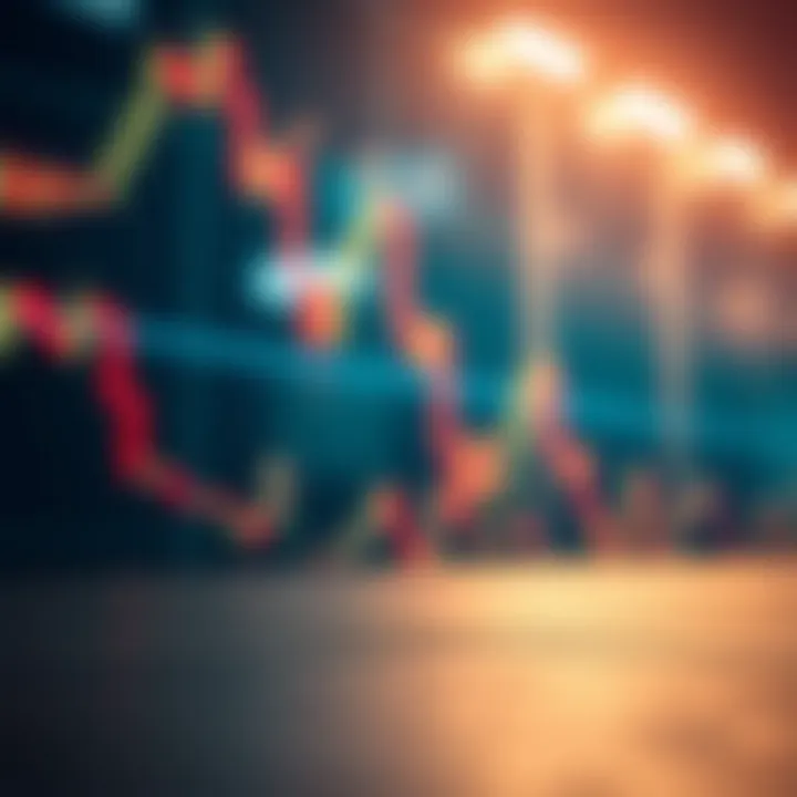 Visual representation of bearish candlestick formation predicting market decline