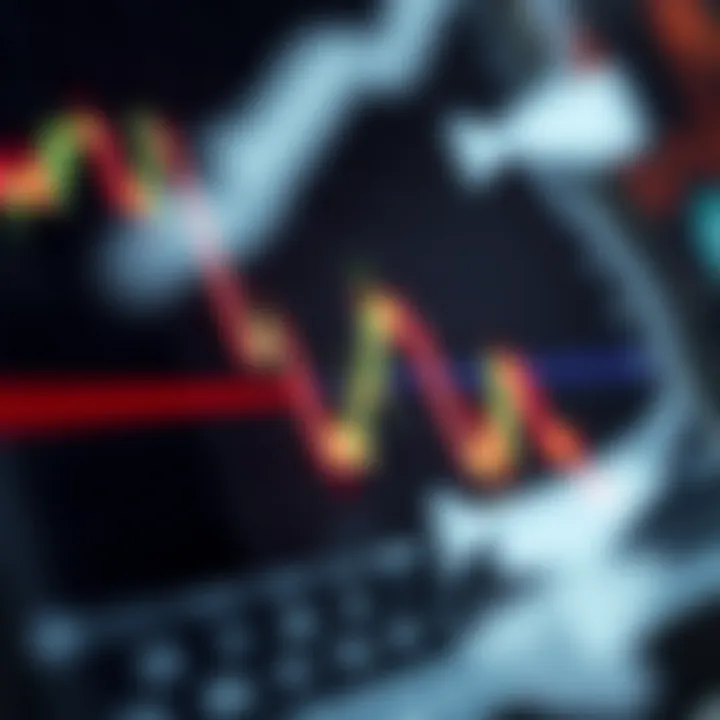 Detailed view of bearish candlestick formations used to predict downward price movements