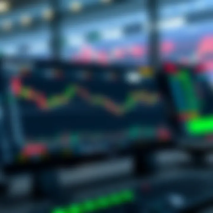 Screenshot of a stock trading simulation platform interface showing portfolio and market data