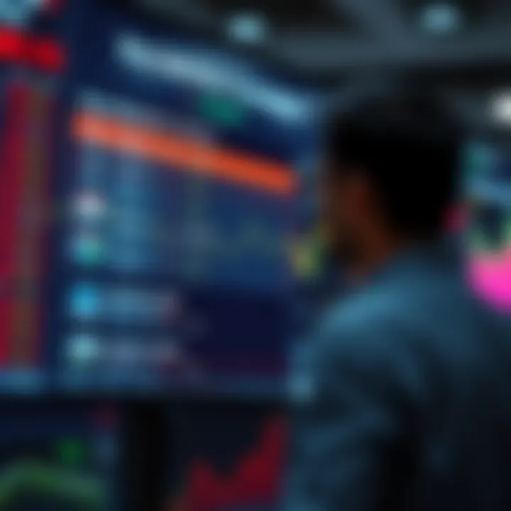 List of stocks permitted for intraday trading shown on a digital screen with key selection criteria and risk management icons