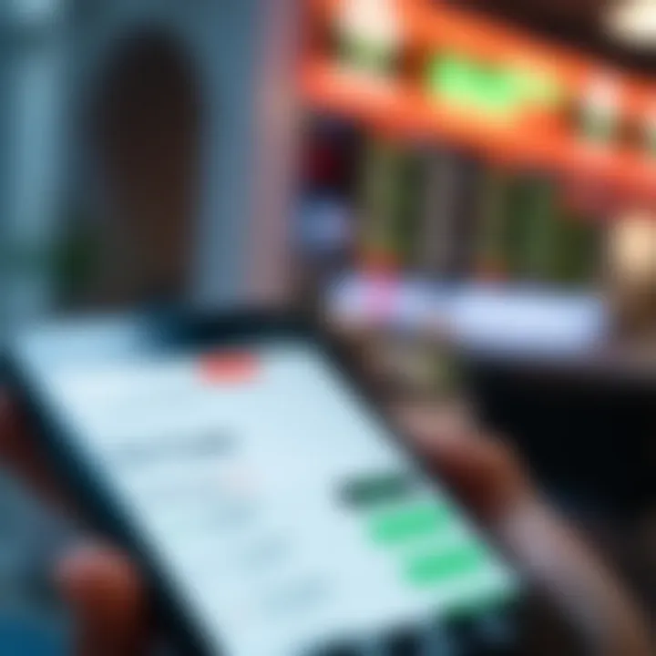 Illustration of a mobile phone displaying a trading app interface with brokerage fee highlights