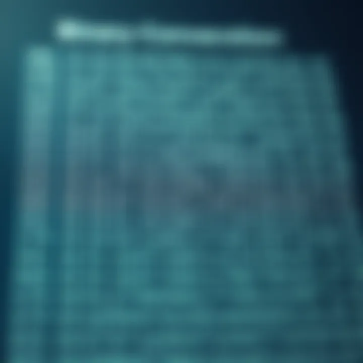 Understanding the Binary Code Table