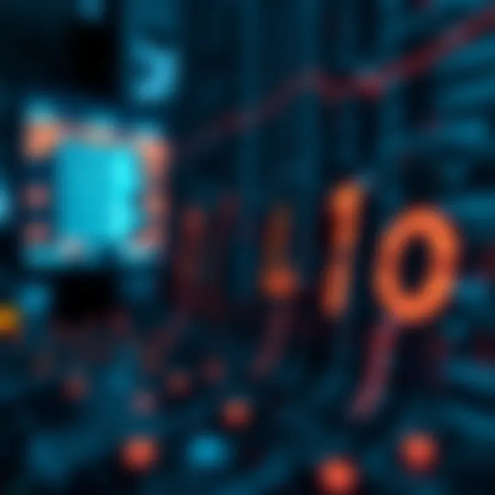 Illustration depicting the use of binary numbers in digital computing and data representation