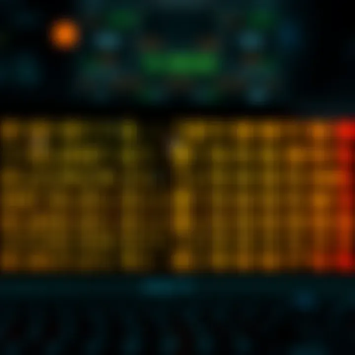 Visual comparison of binary digits grouped in sets aligned with corresponding hexadecimal symbols