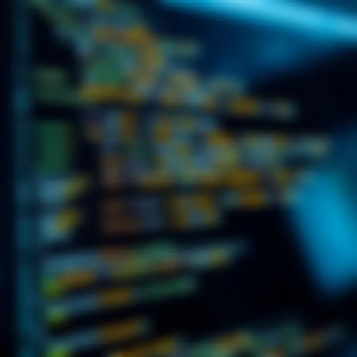 Code snippet showing binary search implementation in C programming language