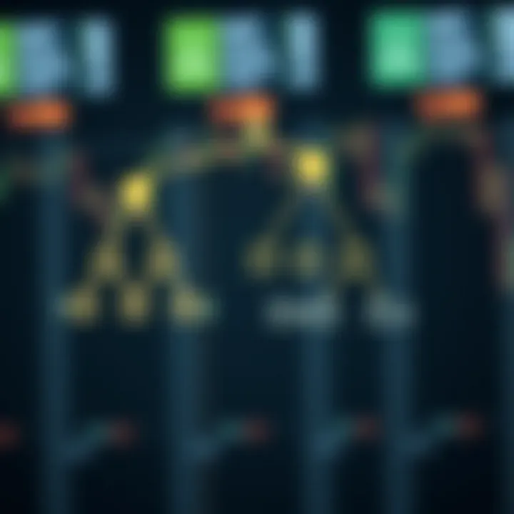 Diagram illustrating the left side view of a binary tree highlighting visible nodes from the left perspective