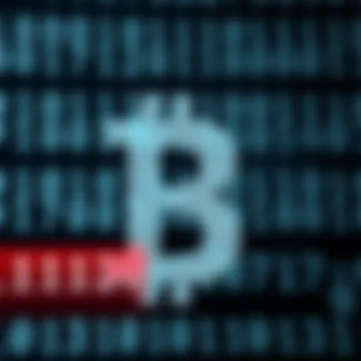 Conversion of Letter B to Binary Digits Illustration showing conversion of the letter B from alphabet to binary digits