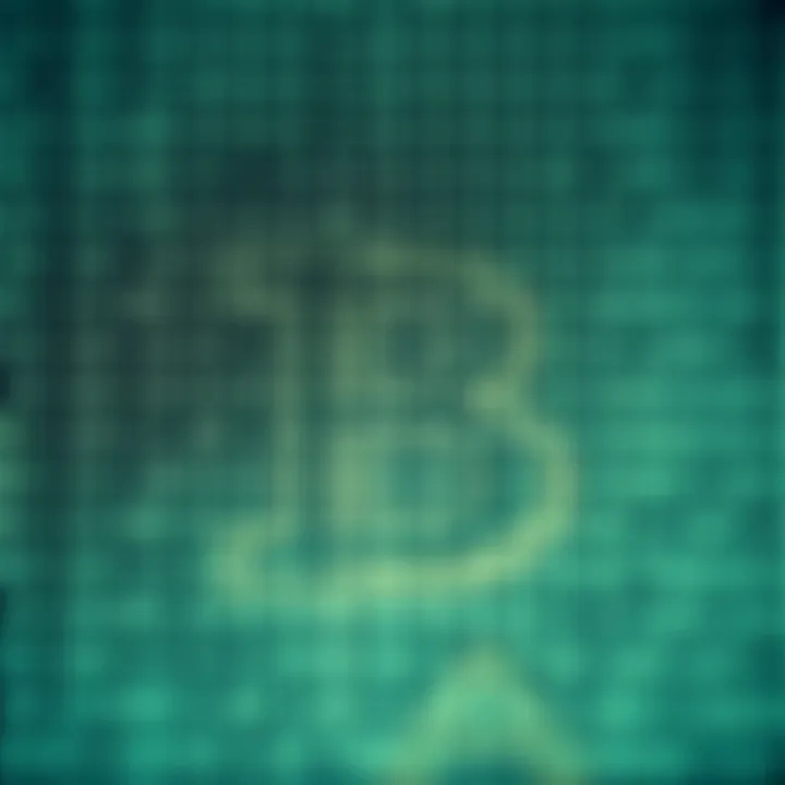 Binary Code for the Letter B Binary code representation of the letter B in a digital grid format