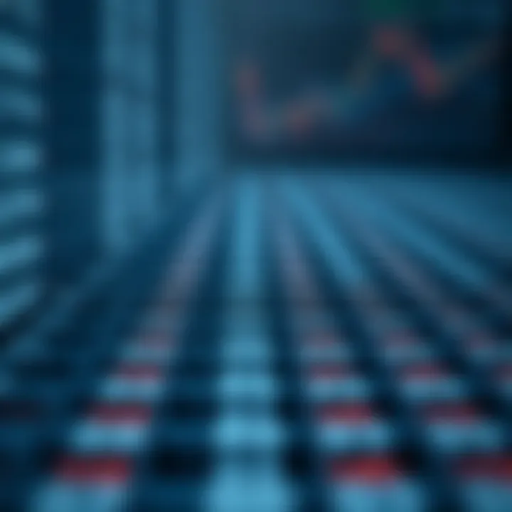 Illustration depicting binary search dividing a sorted array to locate a target value