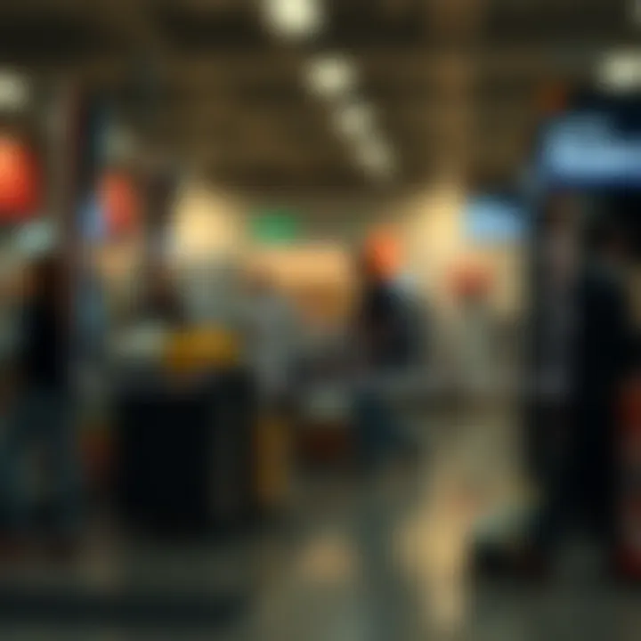 Diagram illustrating the linear search method scanning elements sequentially in an array