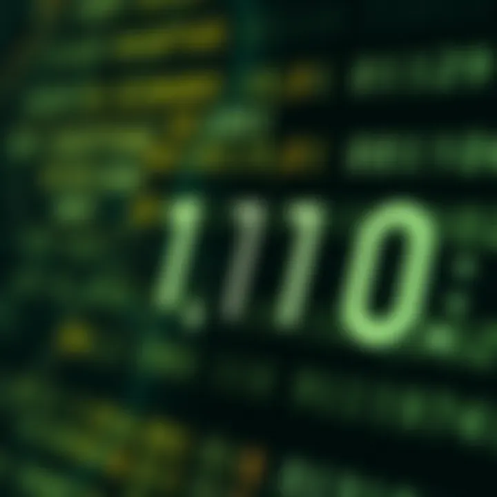 Illustration of converting an octal number into its equivalent binary representation