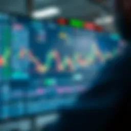 Official Trading App User Interface with Real-Time Market Data User interface of an official trading application displaying real-time stock charts and market data