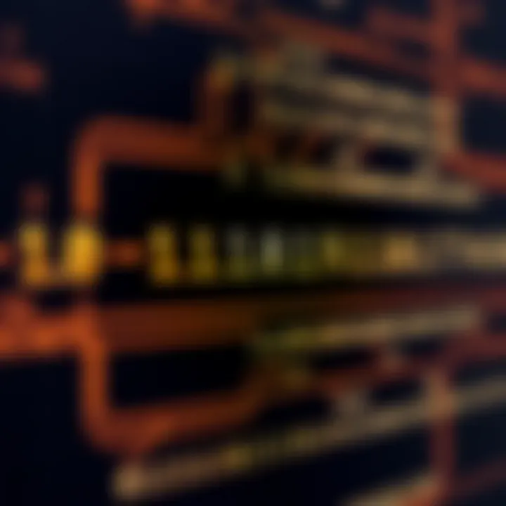 Diagram showing the flow of binary digits through an online addition circuit