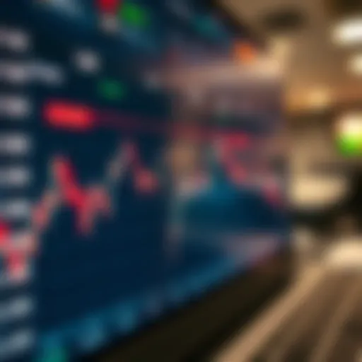 Currency Exchange Rate Movements in Forex Market Graph illustrating currency exchange rates fluctuations in online forex trading platform