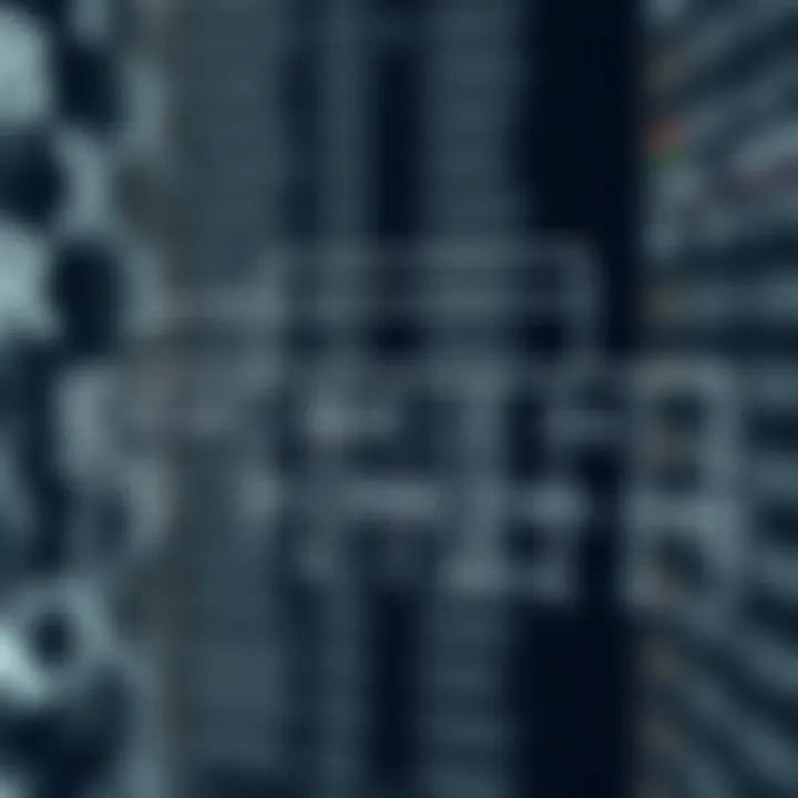 Diagram illustrating the structure of a binary search tree showing nodes arranged for efficient searching