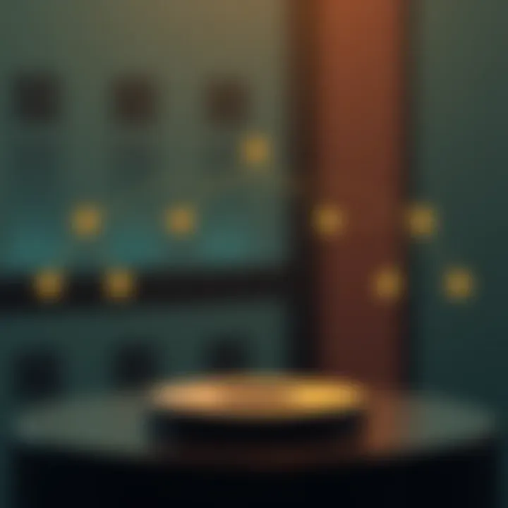 Diagram illustrating the structure of an optimal binary search tree with nodes arranged to minimize search cost