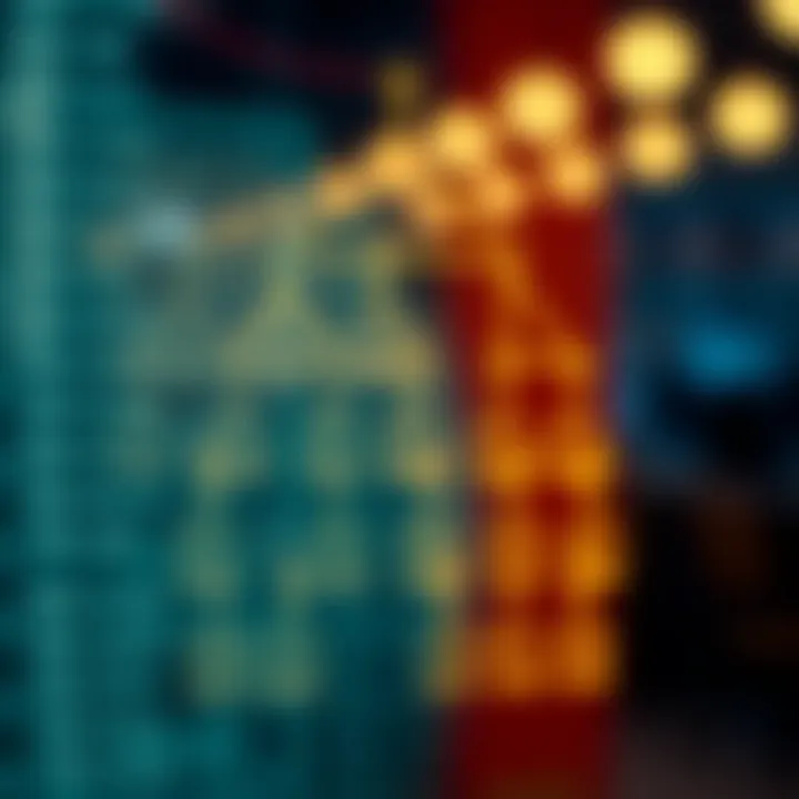 Diagram showing the structure of an optimal binary search tree with weighted nodes