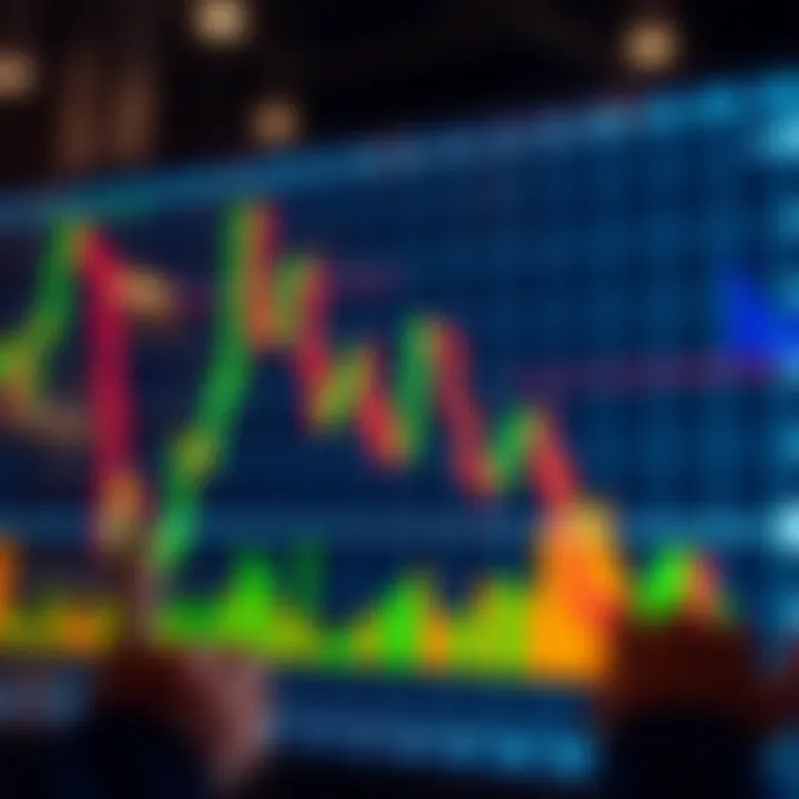 Chart showing bullish engulfing candlestick pattern indicating potential upward trend reversal