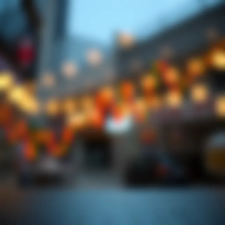 Diagram illustrating doji candlestick with small body and long wicks representing market indecision