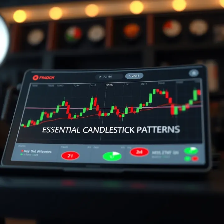 Visual guide displaying common candlestick formations used for making trading decisions
