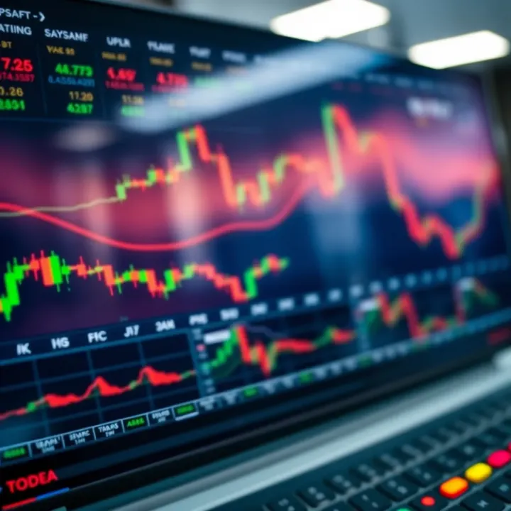 Dashboard of an online forex trading platform showing currency pairs and market data