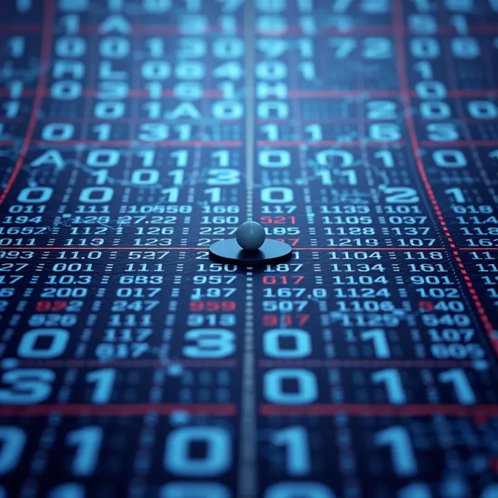 Illustration of binary search dividing a sorted array into halves to locate a target