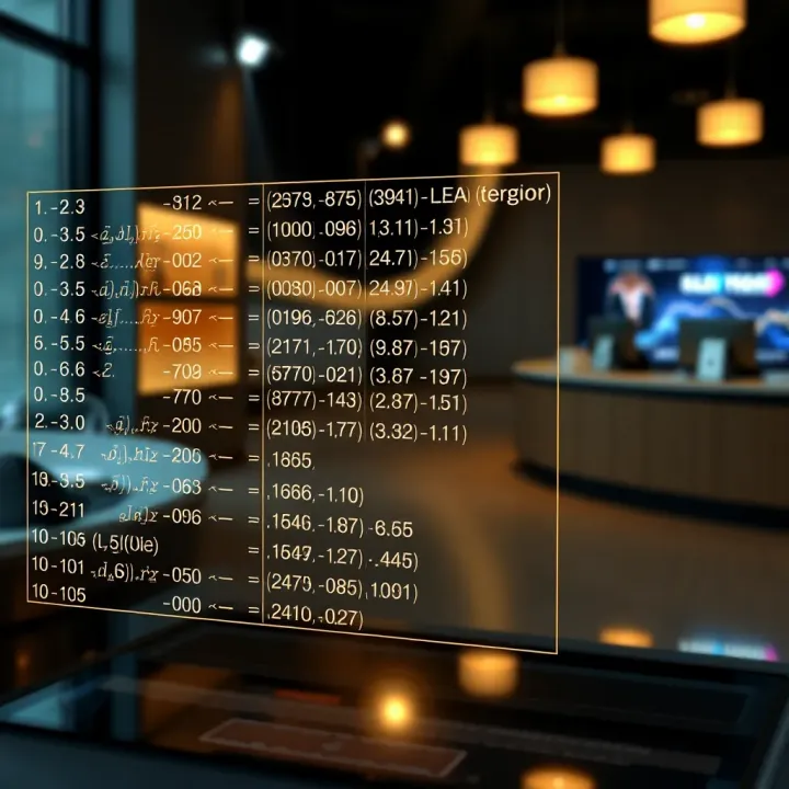 Dynamic programming table illustrating the calculation of minimal search costs for subtree combinations