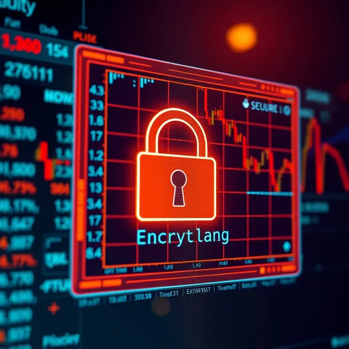 Secure login screen highlighting encrypted digital protection