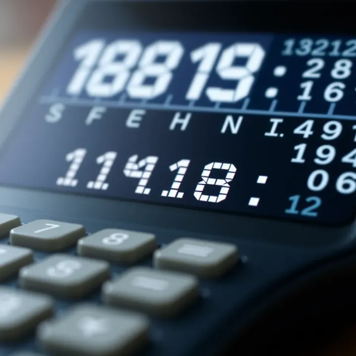 Illustration showing the conversion of an octal number to its binary equivalent using a calculator interface