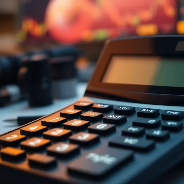 Visual representation of binary to decimal conversion using an online calculator