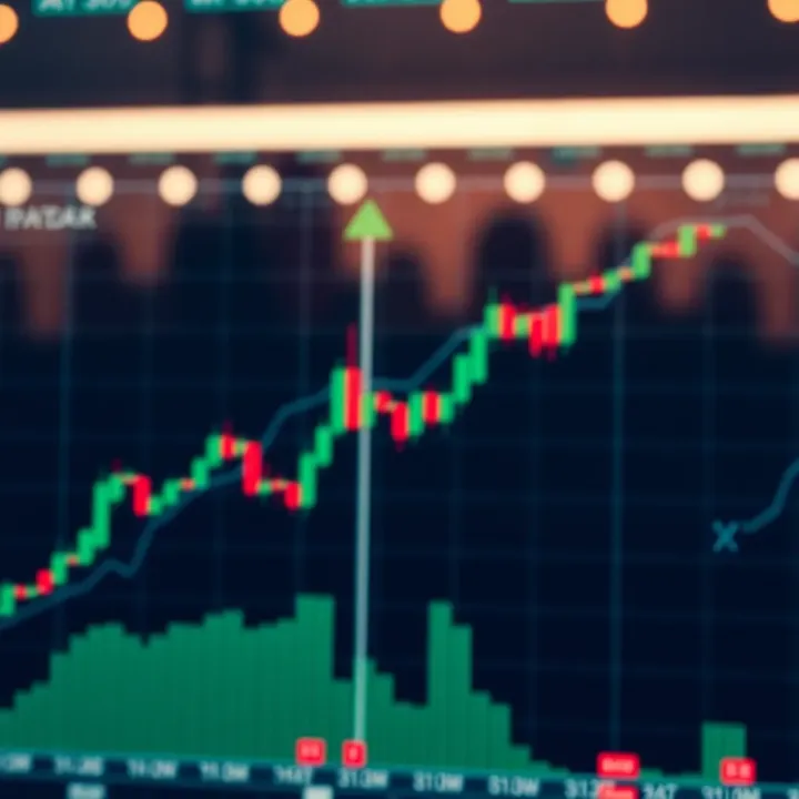 Illustration of a head and shoulders pattern representing a potential market reversal